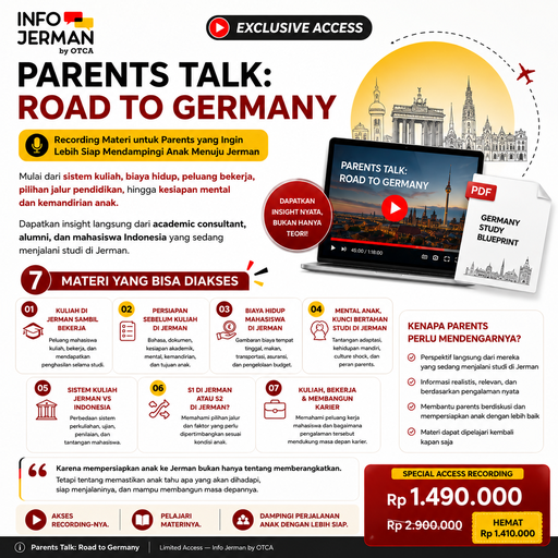 Germany Study Blueprint - Parents Talk: Road to Germany